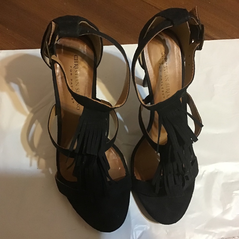 Christian Siriano Heels with Fringe
